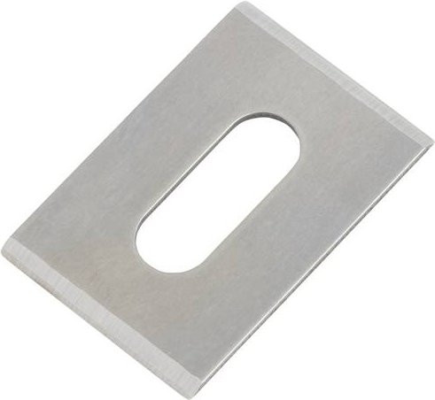 Wolfcraft 4310000 Ersatzklingen für Kantenschneider, 3 Stück, Silber/Stahl - Bild 1