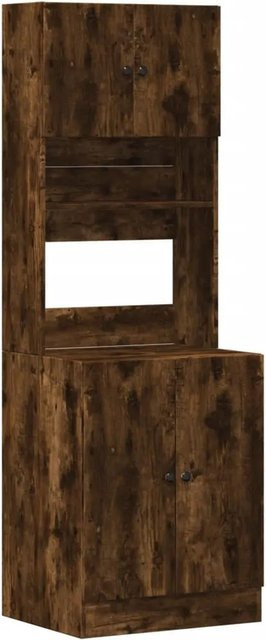 vidaXL Küchenschrank aus Holzwerkstoff in Räuchereiche, Braun, B: 60 cm, T: 50 cm, H: 180 cm - Bild 1
