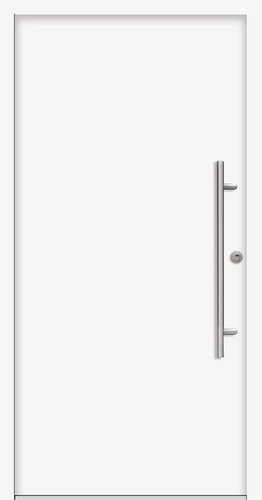 Splendoor Sicherheitshaustür PATRAS Prime RC2 aus Aluminium in Weiß, Höhe: 210,0 cm, Breite: 100,0 cm, Tiefe: 58,0 cm, Stärke: 7,0 cm - Bild 1