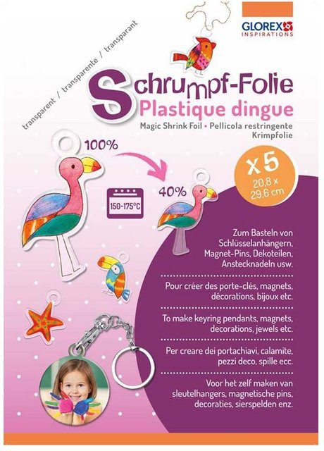 Schrumpffolie DIN A4 in Weiß - Bild 1