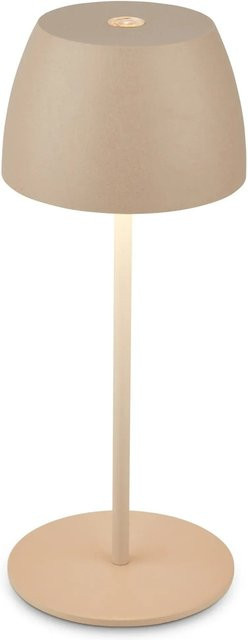 Brilo LED-Akku-Tischleuchte Serina Mini Beige, dimmbar, Höhe: 20 cm, Durchmesser: 8 cm - Bild 1