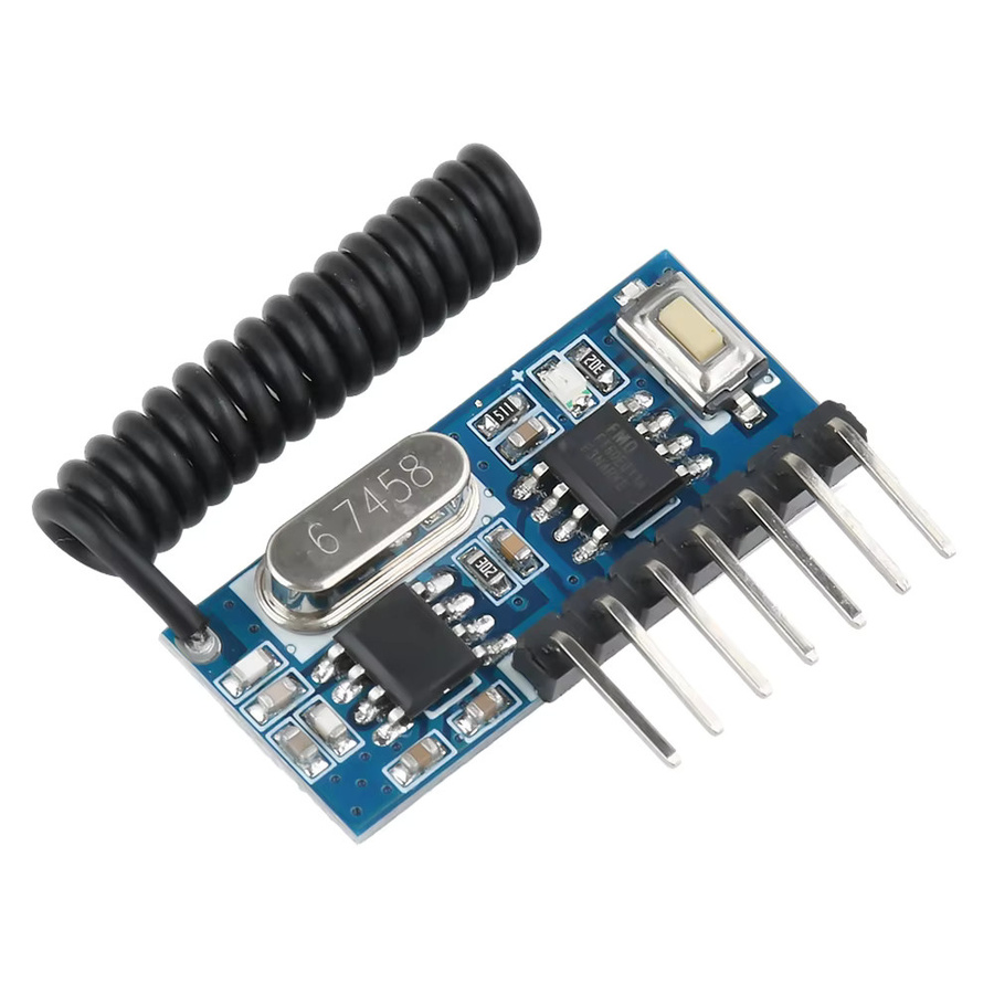 diymore RF Modul Drahtlose Fernbedienung mit Sender und Empfänger 315 MHz/433 MHz EV1527 Decodierung Chip in Blau - Bild 2
