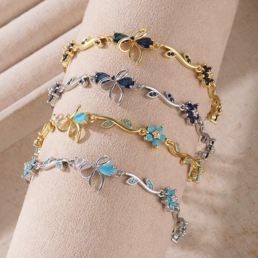 YUYAN Armband, Türkis, Zirkonia, Damen - Bild 2