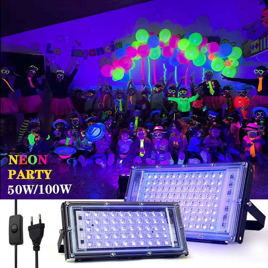 PARKSON LED UV-Flutlicht Schwarzlicht in Schwarz für Bühne und Party - Bild 5