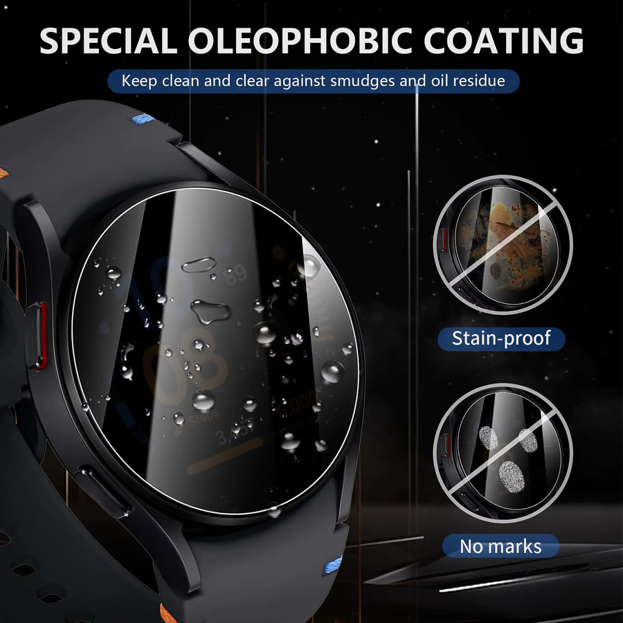 Samsung Displayschutzfolie, Silikon, transparent, Galaxy Watch 7 40 mm 44 mm - Bild 2