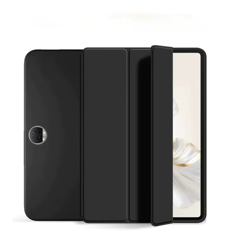 Magnetische Trifold Schutzhülle aus PU Leder für Huawei Honor Pad 9 12,1 Zoll in Lavender - Bild 1