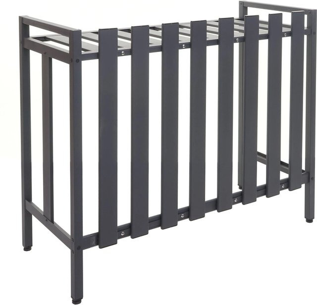 MCW Verkleidung für Klimaanlage oder Wärmepumpe K58 aus Metall in Grau, B/T/H: 80 x 90 x 39 cm - Bild 2