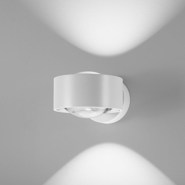 DLS Lighting Clippo Optic LED-Wandleuchte in Weiß, dimmbar und verstellbar mit warmweißem Licht (2700K) - Bild 1