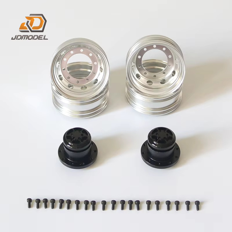 JDMODEL Metallsimulation hintere schmale Radnabe, 2-teiliges Set, 1:14 - Bild 2