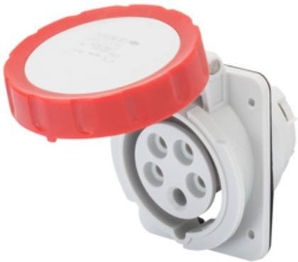 Gewiss GW62243H CEE Anbaudose 32A 400 V/AC in Rot - Bild 1