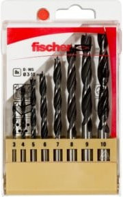 fischer Holzbohrer D-WS Set 8-teilig, silber - Bild 1