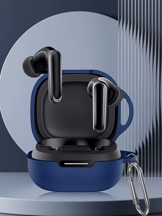 Anker Silikonhülle mit Karabiner für Soundcore P40i Ohrhörer in Schwarz oder Blau - Bild 7