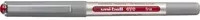 uni-ball Tintenroller eye Rollerball mit 0,4 mm Spitze in Silber, Rot und Grau - Bild 1