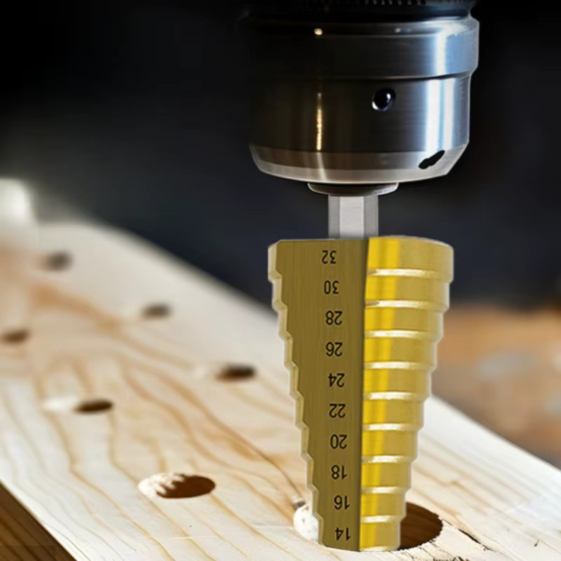 JUSTINLAU HSS-Titan-Stufenbohrer-Set für Metall und Holz, 4–32 mm - Bild 3