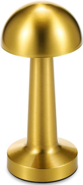 Neoglint Retro Metall Tischlampe in Gold/Messing mit Touch Control, dimmbarer LED und Akkubetrieb - Bild 1