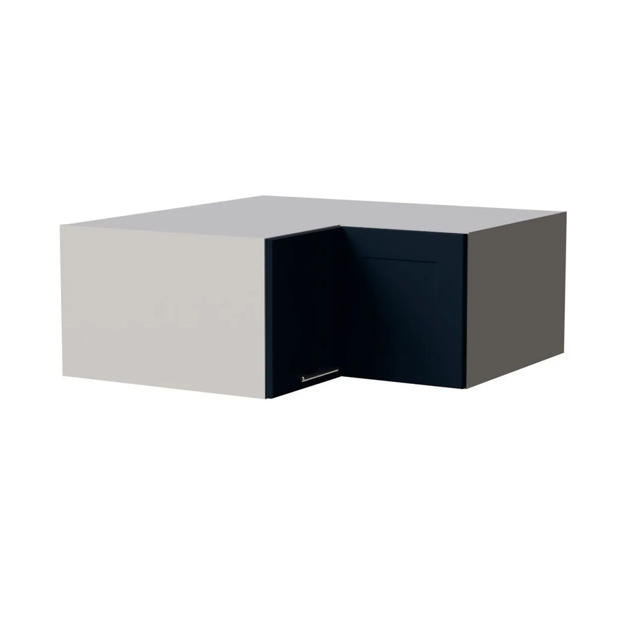 Feldmann-Wohnen Eckaufsatzschrank Oslo Küchenschrank in Grau Indigo Matt B/T/H: 90 x 36 x 90 cm - Bild 2