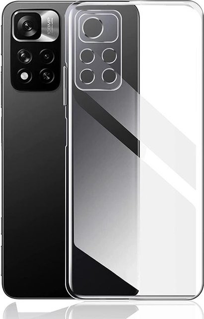 Stoßfeste Silikon-Telefonhülle für Xiaomi Redmi Note 11 10 10S 9S 8T 9 8 Pro 9T 9AT 9C Poco M4 M3 Pro 5G X3 NFC F3 in Transparent - Bild 1
