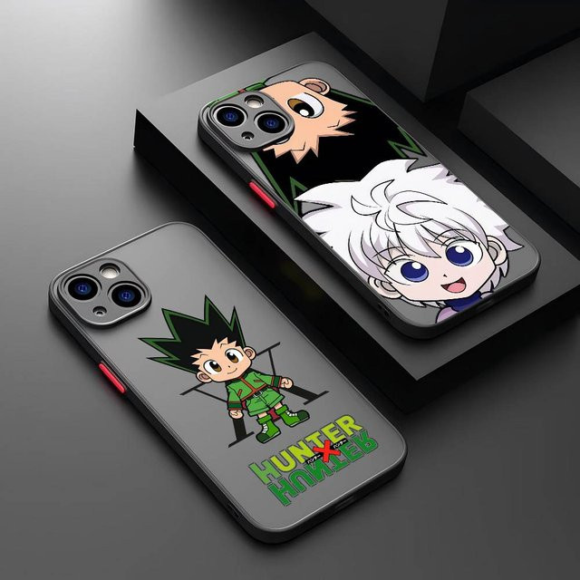 Anime Hunter x Hunter Handyhülle für iPhone 11 12 13 14 Pro Max und andere Modelle, durchscheinend matt, multicolor - Bild 1