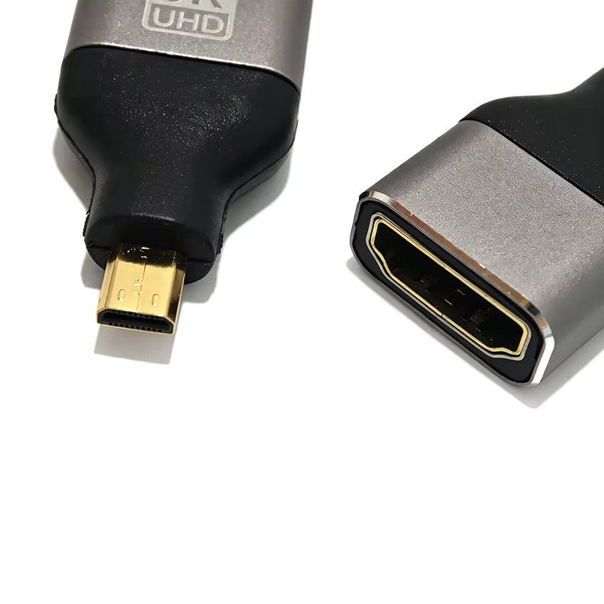 JCD HDMI auf USB-C Adapter mit 8K 60Hz Unterstützung für Mini und Micro HDMI Anschlüsse kompatibel mit HDMI 2.1 für Laptop, Kamera und Monitor - Bild 2