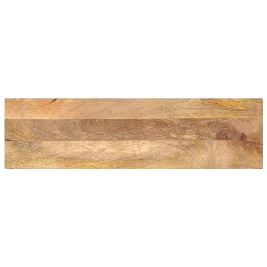 vidaXL Tischplatte aus Massivholz Mango in Braun, Rechteckig, B/T/H: 120 x 40 x 2,5 cm - Bild 2