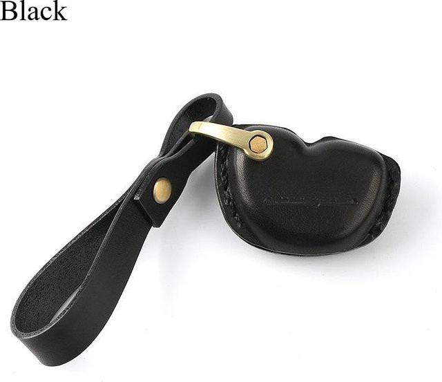 Schlüsselanhänger Leder, schwarz, Unisex - Bild 1