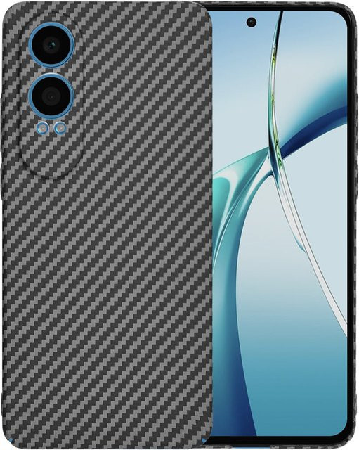 Techsuit Carbonite FiberShell Schutzhülle für OnePlus Nord CE4 Lite in Schwarz und Grau - Bild 1