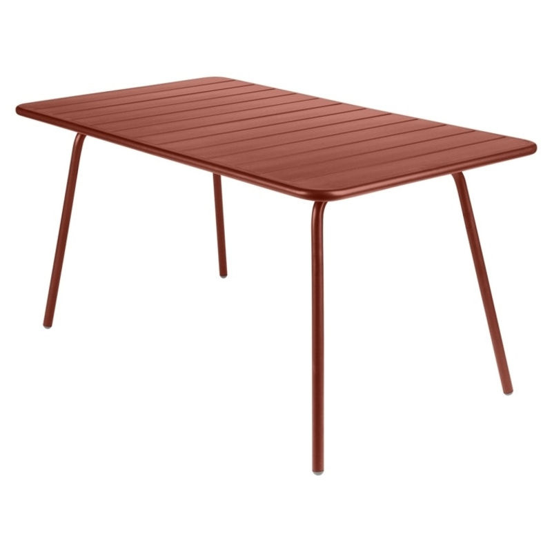 Fermob Luxembourg Tisch aus Aluminium in Rot für Garten und Outdoor - Bild 2