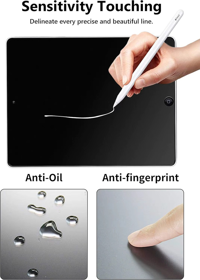 2 Stück Paperfeeling Displayschutzfolie transparent für Samsung Galaxy Tab A7, A8, A9, A11, A9 Plus und A7 Lite 8,7 Zoll - Bild 3