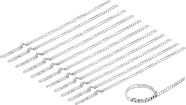 BGS Achsmanschetten-Schellen-Satz 12-teilig in Silber, 9 mm, galvanisiert - Bild 1