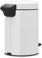 Brabantia Tretabfalleimer newIcon mit Soft-Close und Geruchsfilter, Weiß, B/T/H: 23,5 x 26,4 x 16,8 cm, 3 l - Bild 1