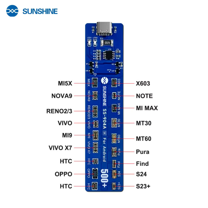 Sunshine SS-904A SE Batterieaktivierungsplatine für Android Mobiltelefone in Blau - Bild 4