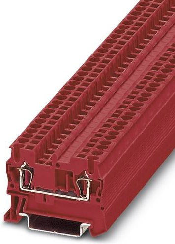 Phoenix Contact 3037096 Durchgangsreihenklemme 5,2 mm Zugfeder Rot 50 Stück - Bild 1