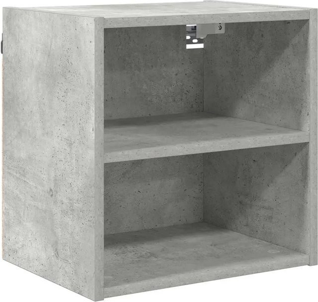 vidaXL Hängeschrank Riga modern in Grau, Wandregal aus MDF für die Küche, B/H/T: 40 x 40 x 29,5 cm - Bild 1