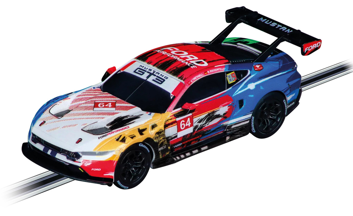 Carrera Ford Mustang GT3 Champion Spirit Livery, Fahrzeug, 1:43, ab 6 Jahren - Bild 1