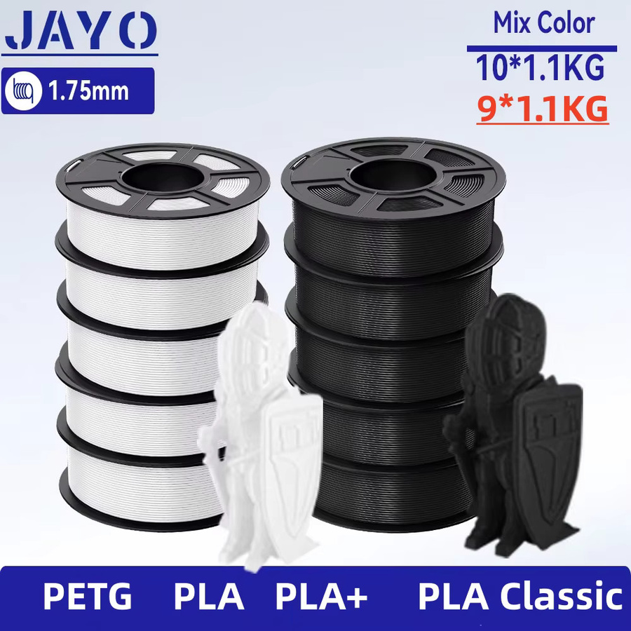JAYO 3D-Druckerfilament 1,75 mm PETG PLA PLA PLUS für FDM-Drucker und 3D-Stifte - Bild 6