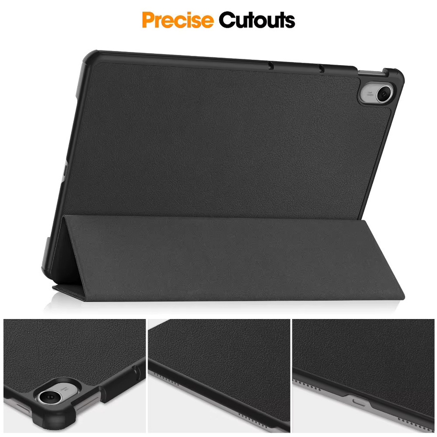 Smart Case für Huawei MatePad 11,5 Zoll 2023, zusammenklappbarer Flip-Lederständer mit automatischem Schlafmodus, Tablet-Abdeckung in Schwarz - Bild 5