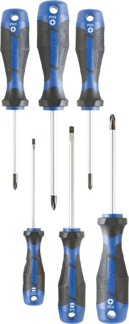 LUX-TOOLS 6-teiliges Schraubendreher-Set in Blau - Bild 1
