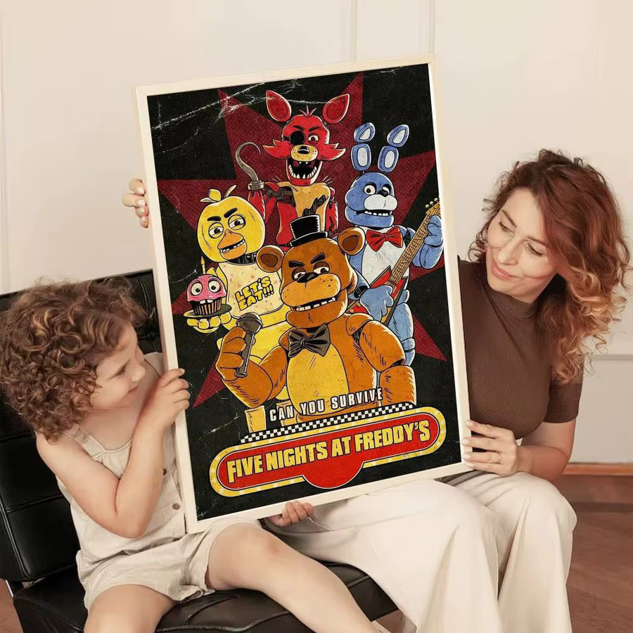 Five Nights at Freddy's DIY Sticky Poster Wandaufkleber Mehrfarbig - Bild 3