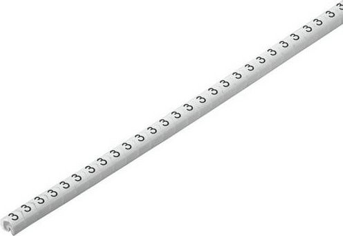 Weidmüller CLI C 02-30 SDR SG Kabelmarkierungssystem, Weiß, 100 Stück - Bild 1