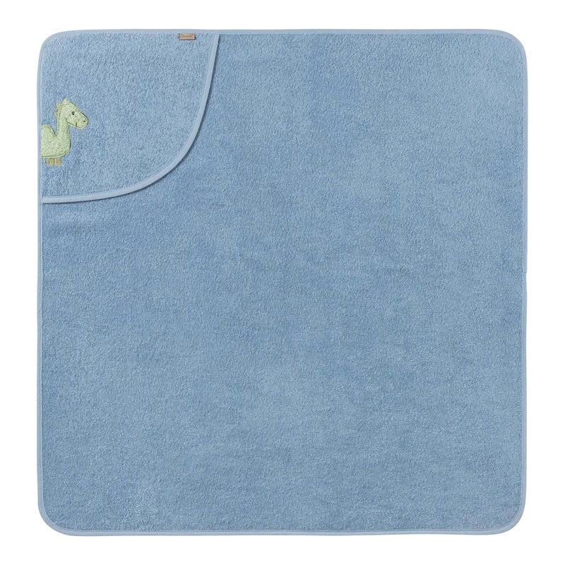 Sterntaler Kapuzenbadetuch Dino Rexi blau B/H: 80 x 80 cm - Bild 2
