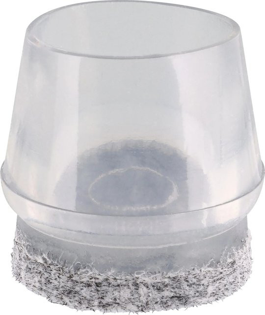 Wagner Kappen-Set EH0559 aus Kunststoff, 4-teilig, Transparent/Grau, Durchmesser: 19 mm, Höhe: 19 mm, Breite: 22 mm - Bild 1