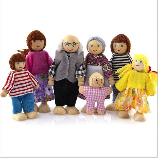 Fashnics Miniatur Holzmöbel Spielzeug, Puppen Set, ab 3 Jahren - Bild 1
