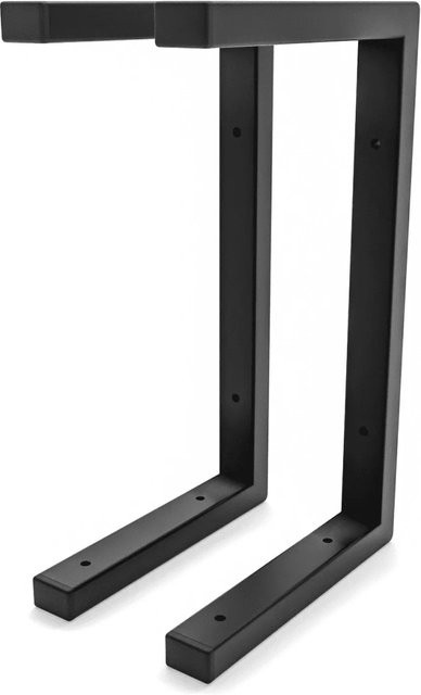 HEVVA Schwerlast Regalhalter ERLENBERG 2er Set Schwarz matt Tiefe: 20 cm - Bild 1