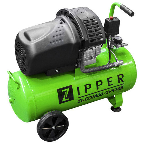 ZIPPER Kompressor ZI-COM50-2V510E in Grün mit 10 bar und 280 l/min Füllleistung - Bild 2