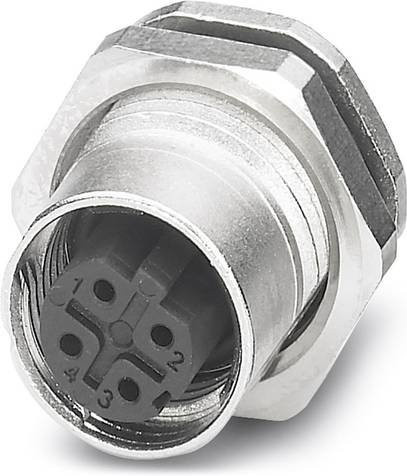 Phoenix Contact Sensor-Aktor-Einbausteckverbinder M12 Buchse, 4-polig, silber, 20 Stück - Bild 1