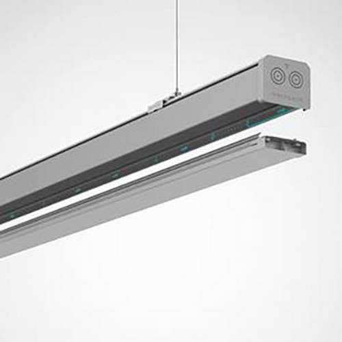 Trilux Blindabdeckung Endkappe aus PVC in Grau für abgehängte rechteckige Leuchten IP50 - Bild 1