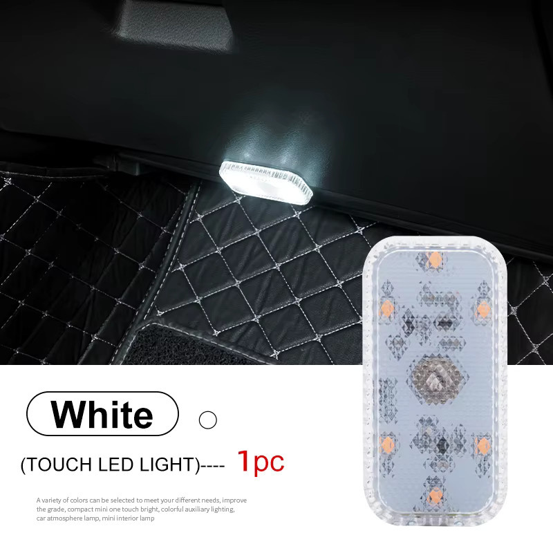 Drahtlose LED Touch Leselampe für das Auto in Weiß mit USB-Ladefunktion - Bild 4