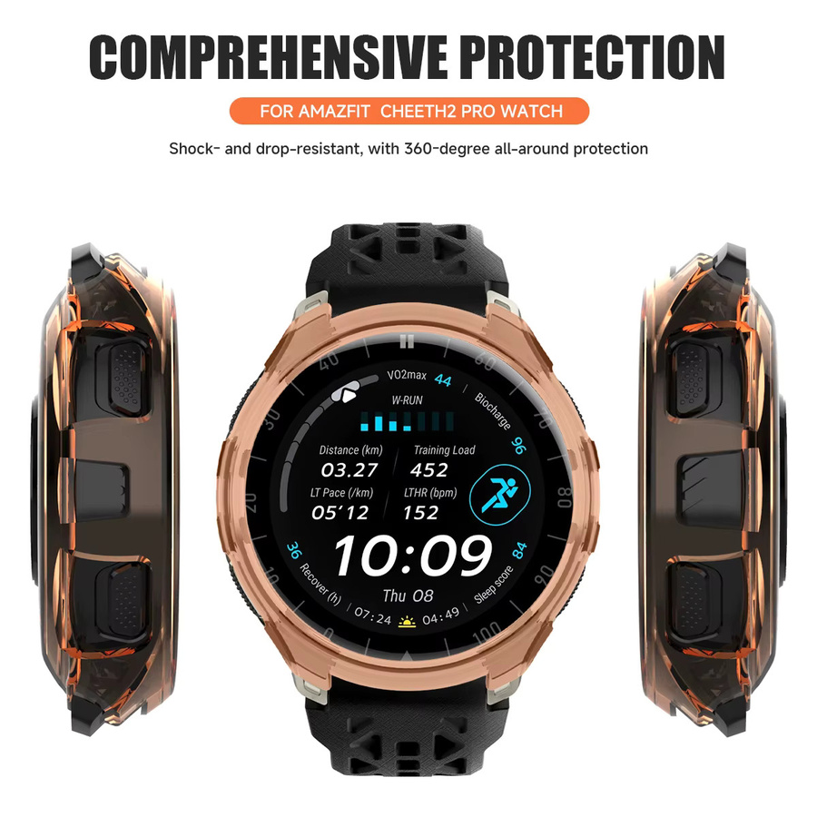 FancyWrist Schutzhülle für Amazfit Cheetah 2 Pro, Silikon, transparent, Unisex - Bild 2