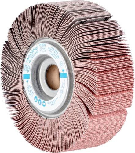 PFERD Lamellenschleifrad FR Ø 150 x 50 mm mit Bohrung Ø 25,4 mm Körnung A80 für universelle Anwendung - Bild 1