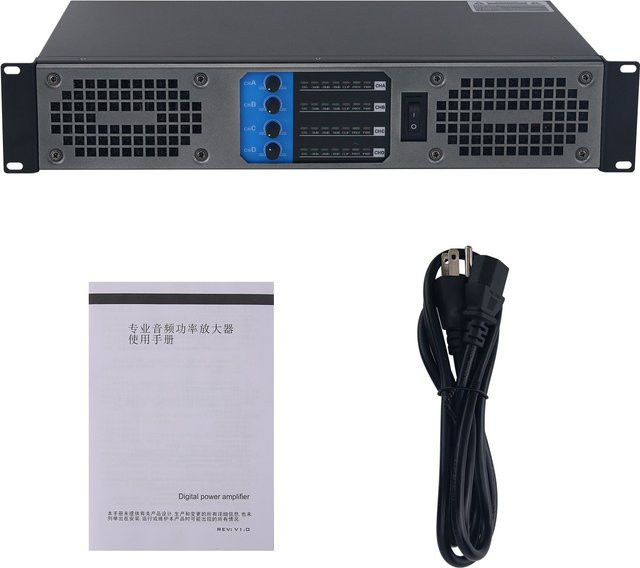 HiFiAMP Digital Audio Verstärker CA Dual Power Verstärker für KTV und HiFi, Schwarz - Bild 1
